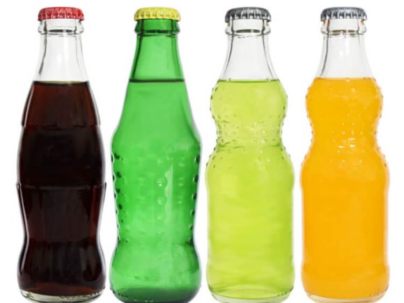 soda bottles