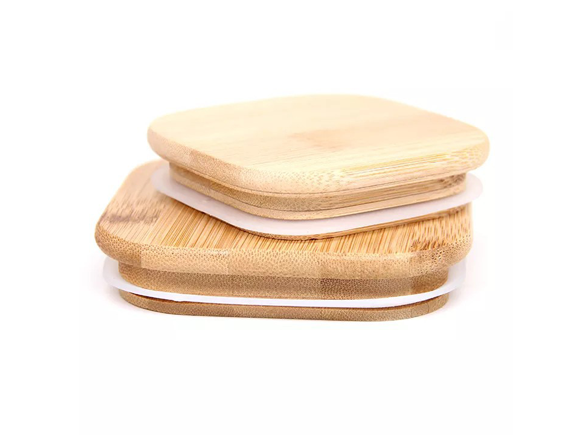square wooden lids