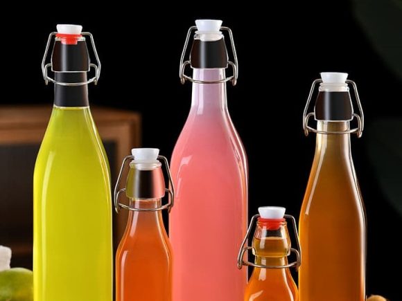 swing top glass bottles different sizes
